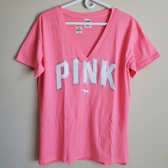 PINK Victoria's Secret Tops - PINK VICTORIA'S SECRET TEE SIZE S